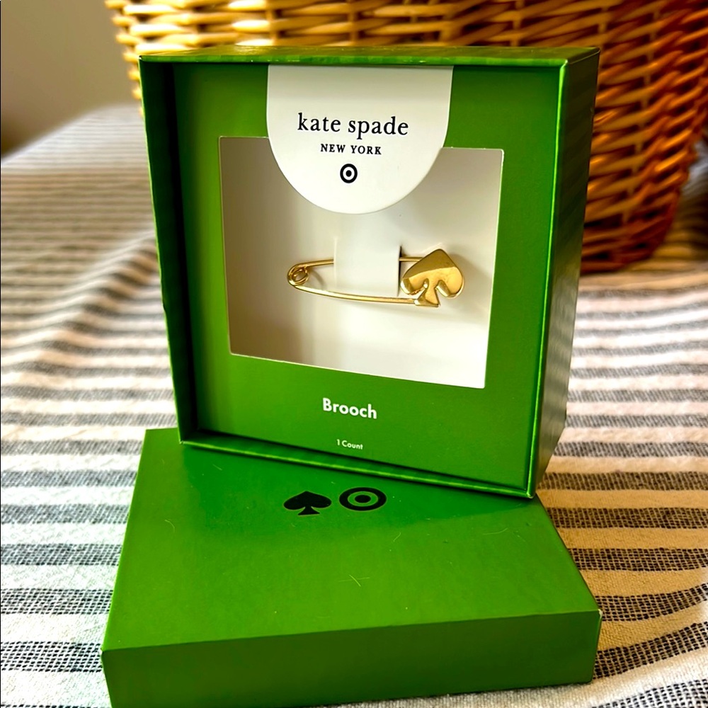 Kate Spade Gold Brooch